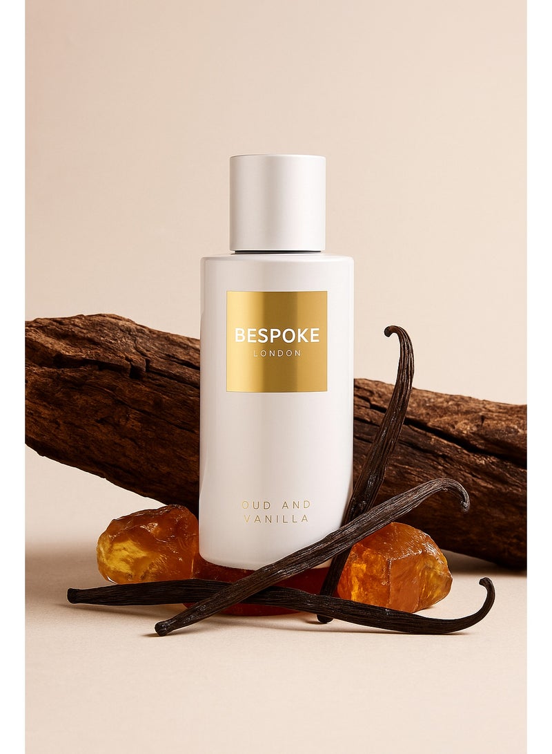 بيسبوك لندن عطر عود وفانيليا من مجموعة Bespoke London Gold للرجال، 100 مل - عطر شرقي خشبي يدوم طويلاً، هدية عطرية فاخرة - Image 3